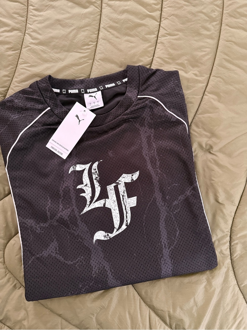 Puma x LaMelo Ball LaFrancé Black Mesh Long Sleeve Moto Jersey